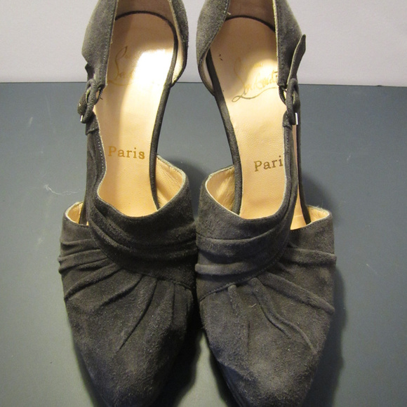 Christian Louboutin Suede Pumps - Picture 1 of 6